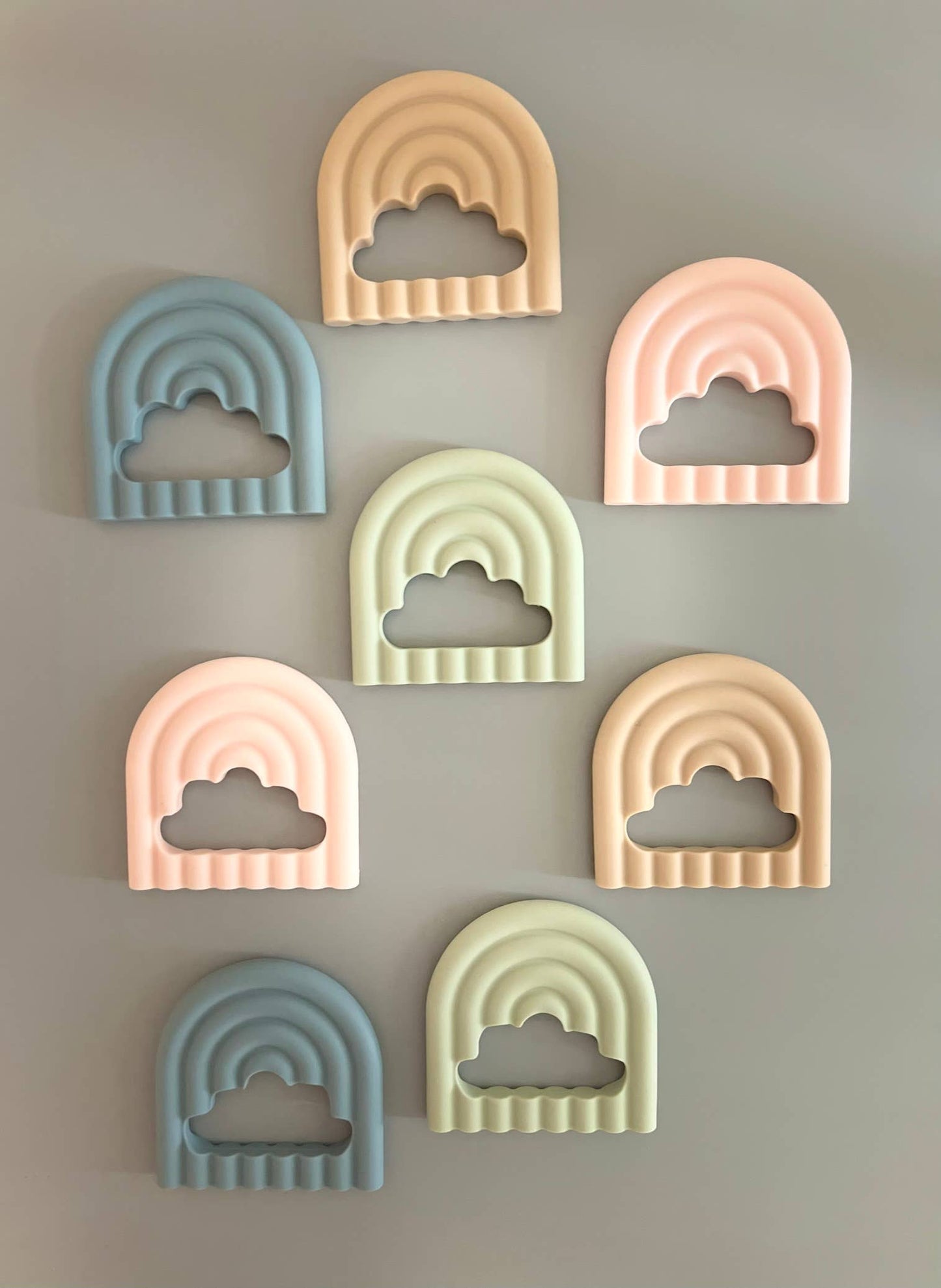 Rainbow Silicone Teether: Navajo Beige