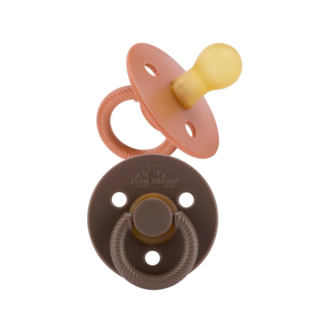 Itzy Soother™ Natural Rubber Paci Sets: Harbor + Coast