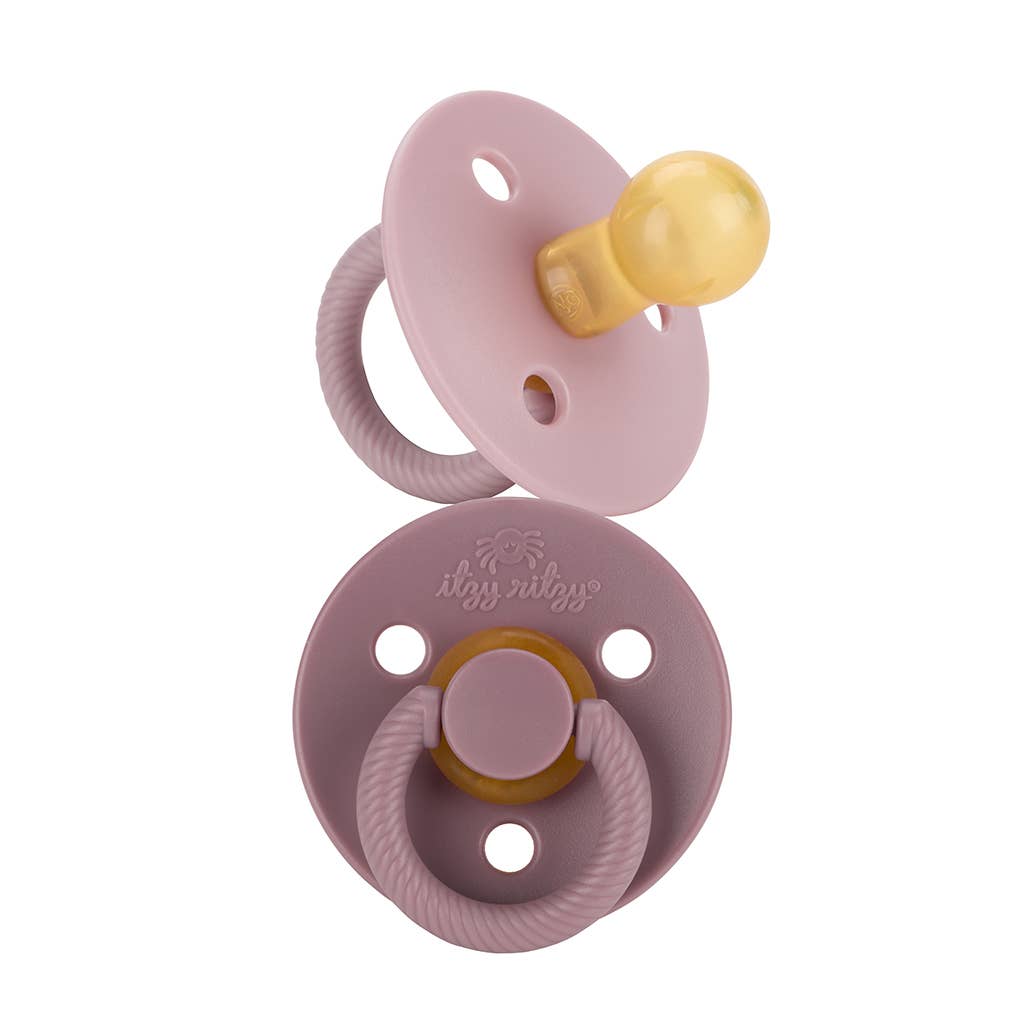 Itzy Soother™ Natural Rubber Paci Sets: Harbor + Coast