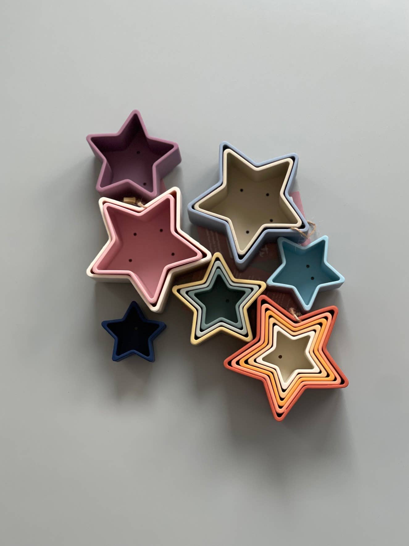 Star Cup Stacker - All Silicone: Autumn Glaze